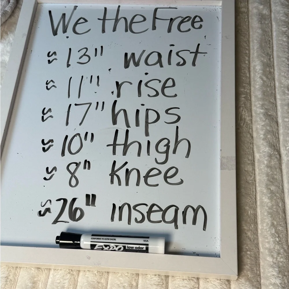 We The Free Free People Busted Knee High Rise Jeans Light Wash 26